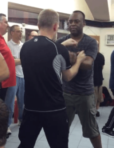 Chi Sao with a Sifu from the UK in Hong Kong